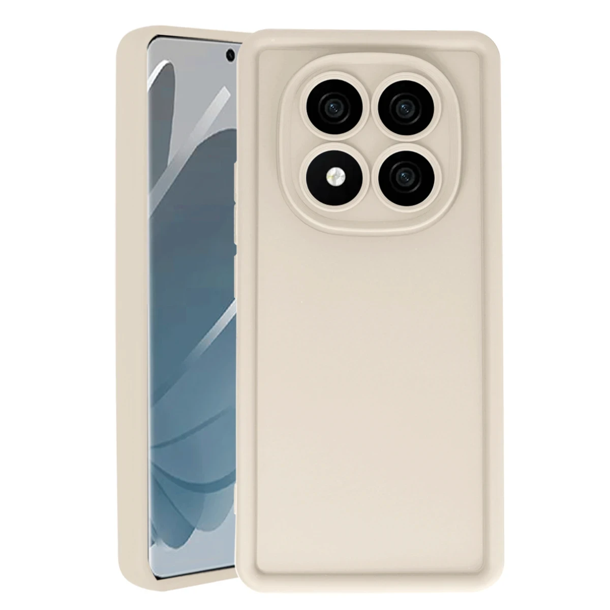 Xiaomi Redmi Note 14 Pro 5G Kılıf Viera Silikon - Krem