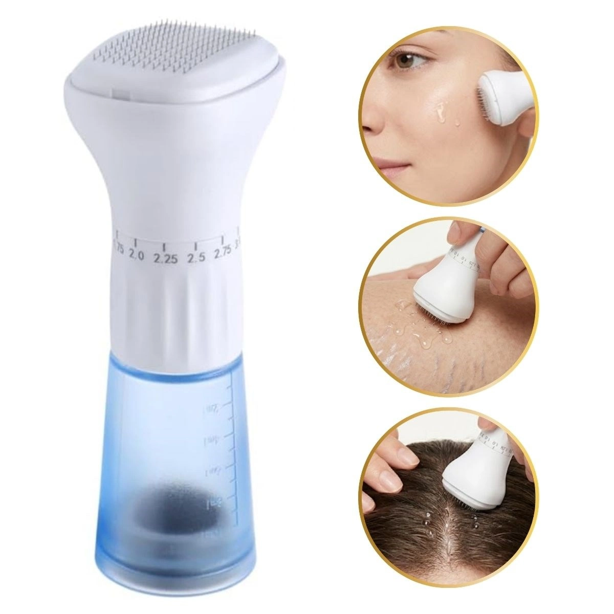 Mikro İğneli Dermaroller 0-3 mm 140 İğne ile Cilt Bakım Aparatı