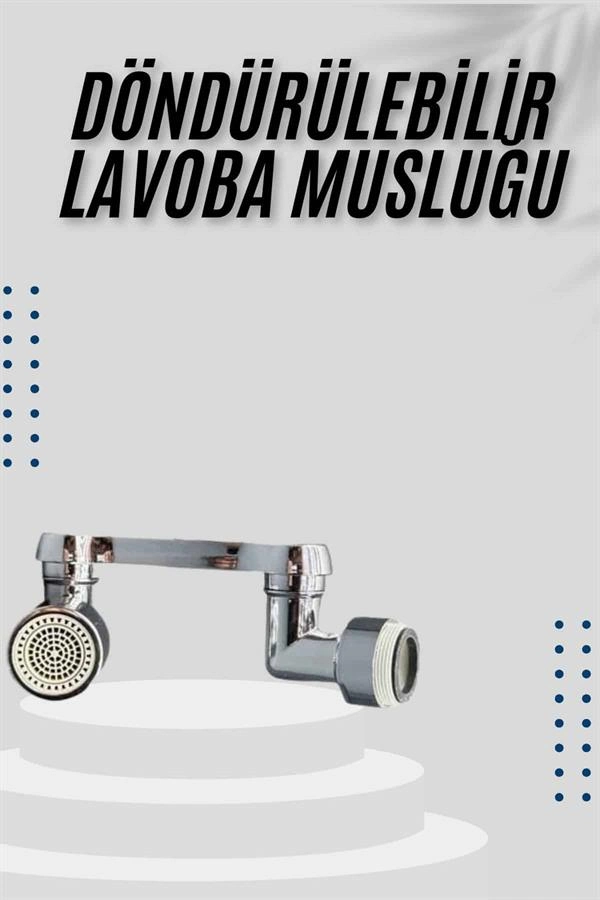Mutfak Banyo Musluk Ucu Başlığı 1 Adet (Dönebilen Model)
