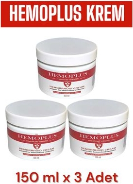 Hemoplus Hemorrhoid Cream 150 ml x 3 Adet