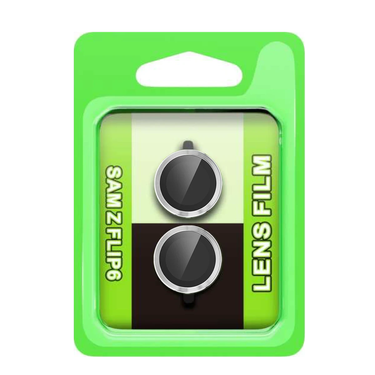 Samsung Galaxy Z Flip 6 Raze Metal Kamera Lens - Gümüş