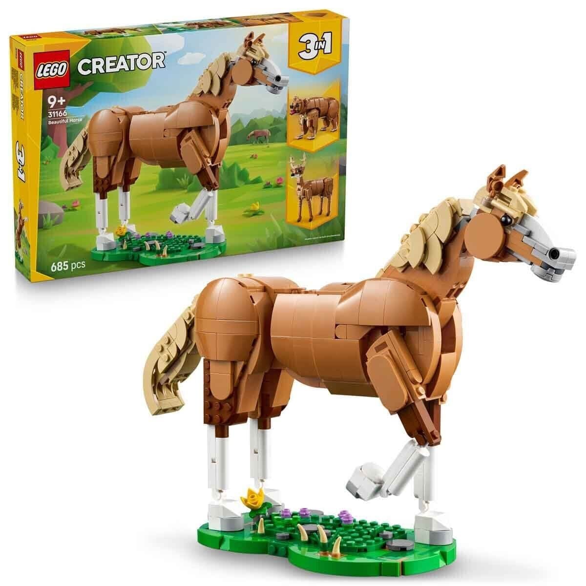 31166 Lego Creator 3in1 - Güzel At 685 parça +9 yaş