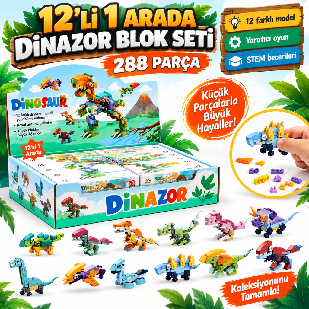 KZL-SM195B Dınazor 12 In 1 - 288 -