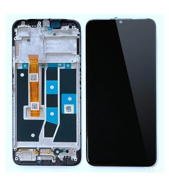Oppo A16 Uyumlu ekran Dokunmatik Çıtalı SRV (Siyah)