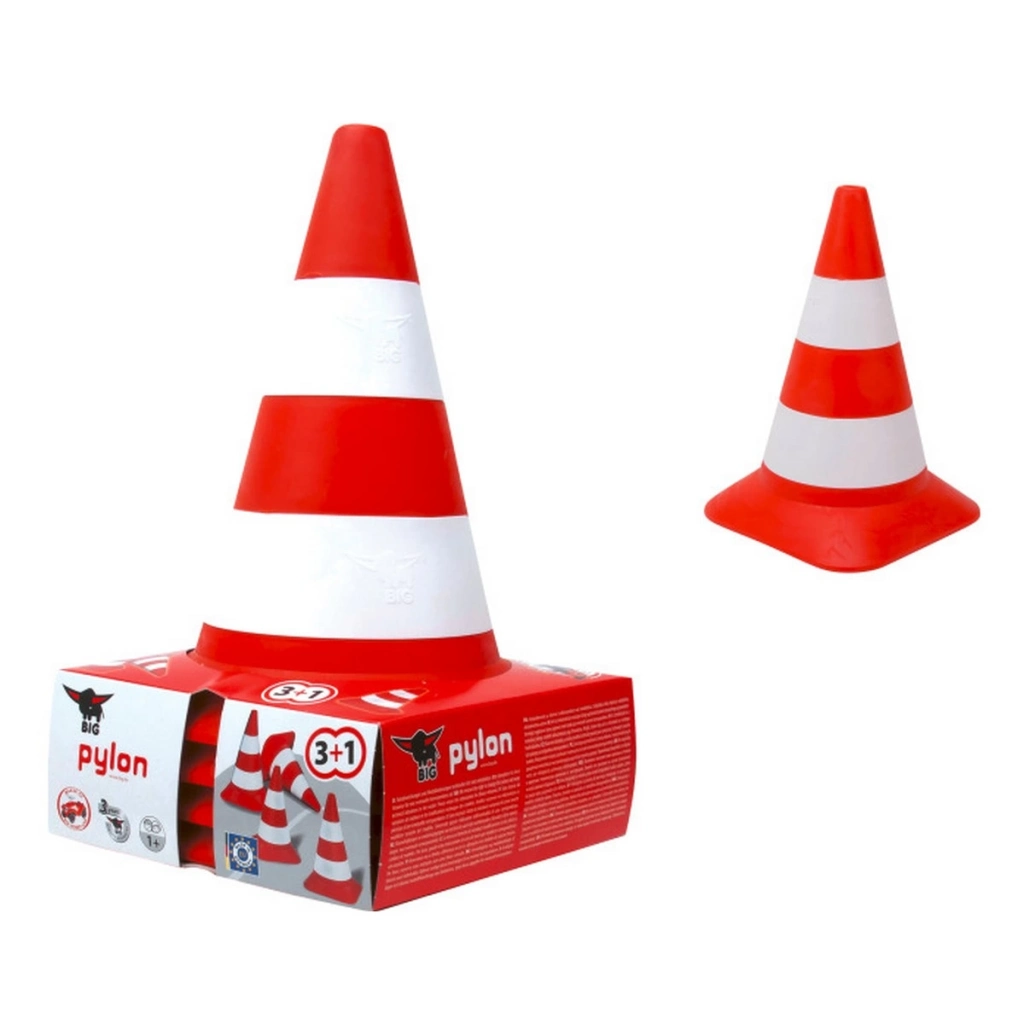 Dikkat Çekici Trafik Konisi 4'lü Set