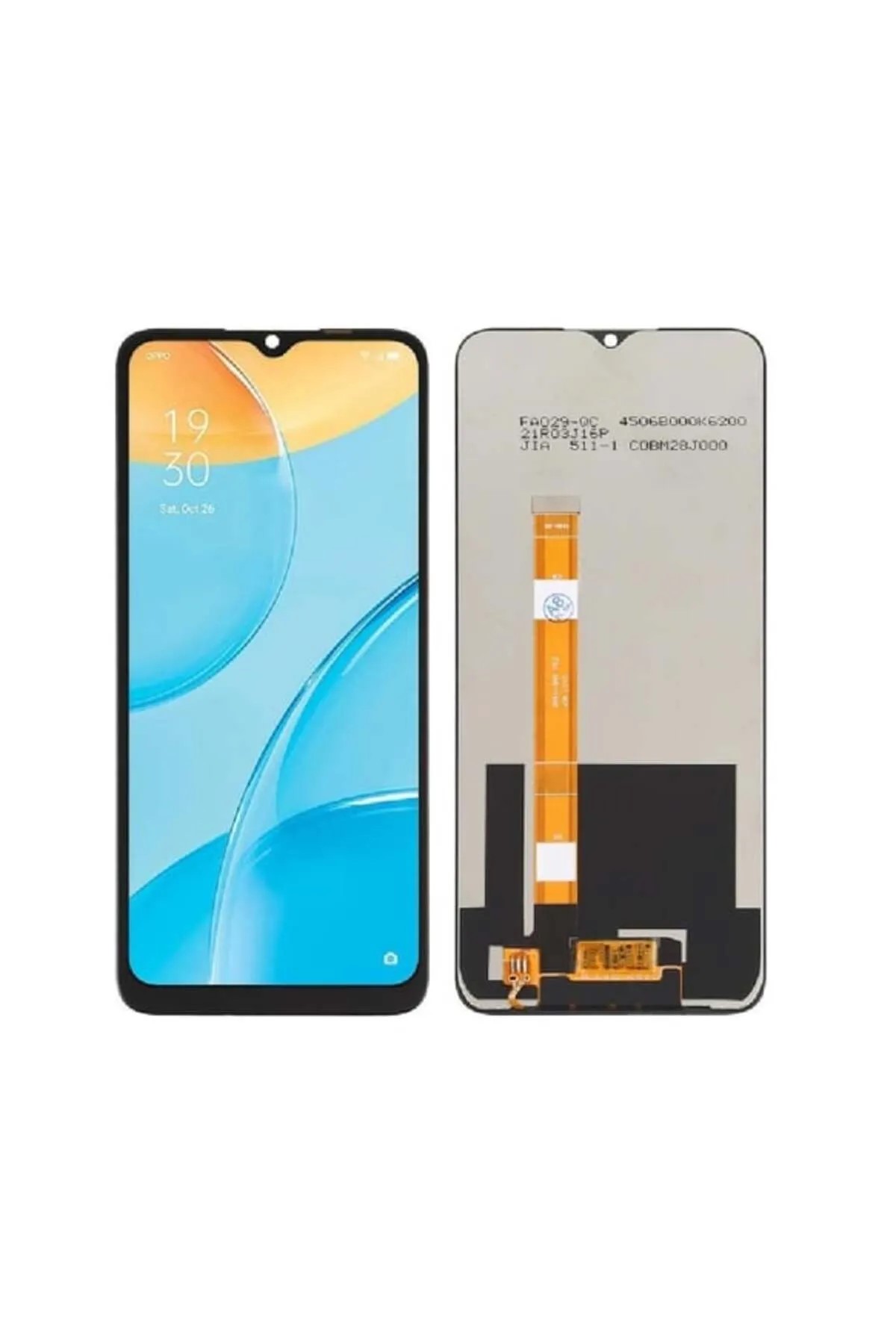 Oppo A15s Uyumlu Ekran Dokunmatik (Siyah)