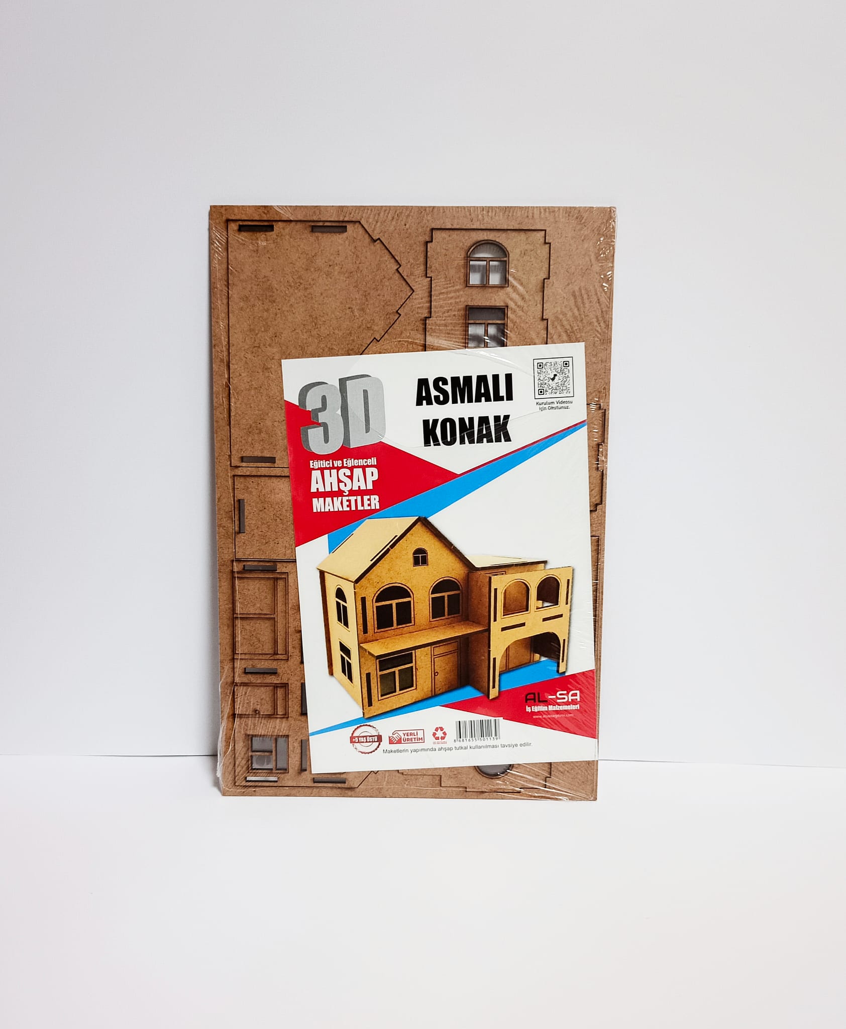 3D Ahşap Maket Asmalı Konak