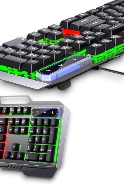 Ergonomik Işıklı Oyuncu Klavyesi USB Q Türkçe