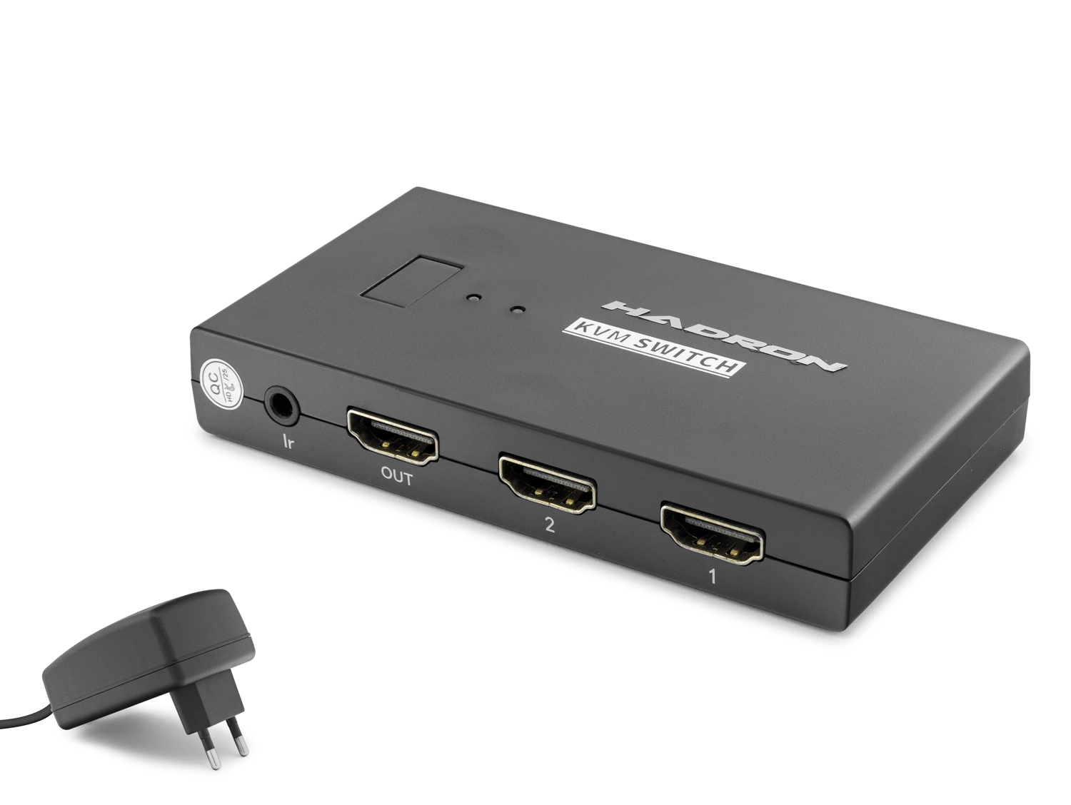 Harici Butonlu KVM Switch 2 HDMI Port 2 USB Hub Set