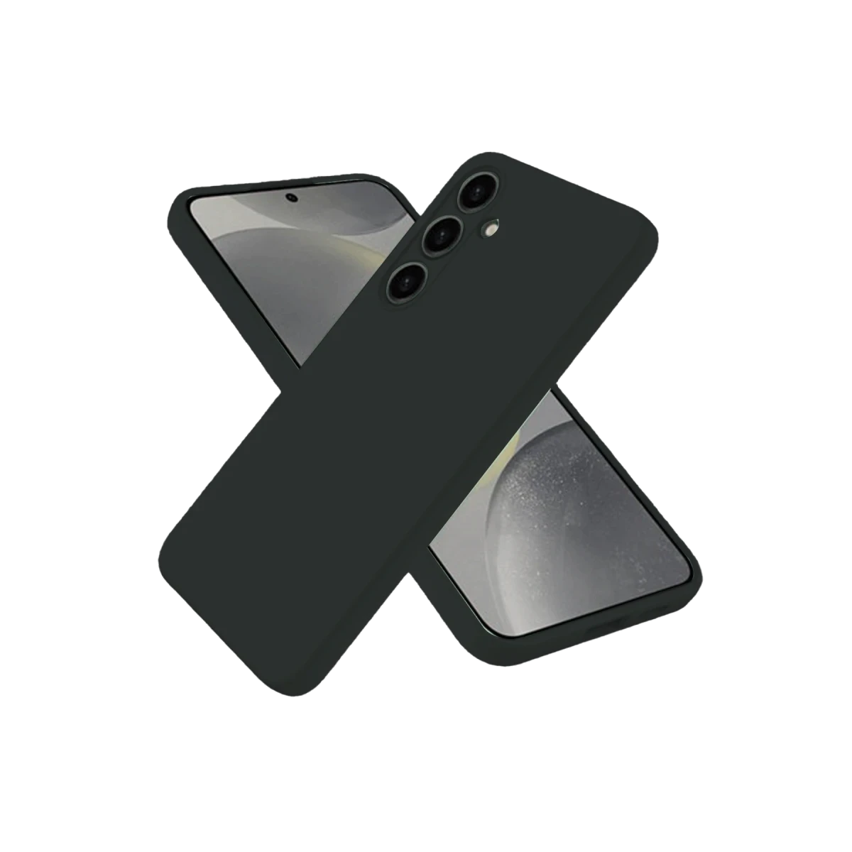 Samsung Galaxy S25 Kılıf Nano içi Kadife Silikon - Siyah