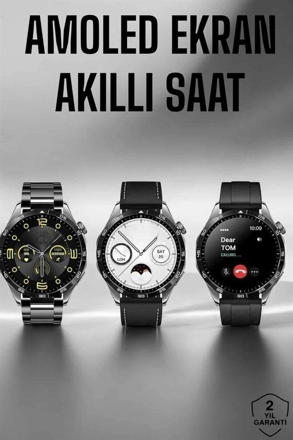Metal Kordonlu Akıllı Saat GPS ve NFC Uyumlu