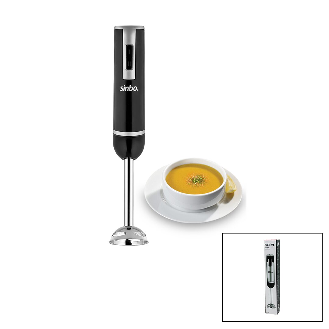 Çelik Uçlu Çubuk Blender 300W Dc Motor= 2 Kademe Hız Ayrılır Gövde Ergonomik Tasarım SHB-3180