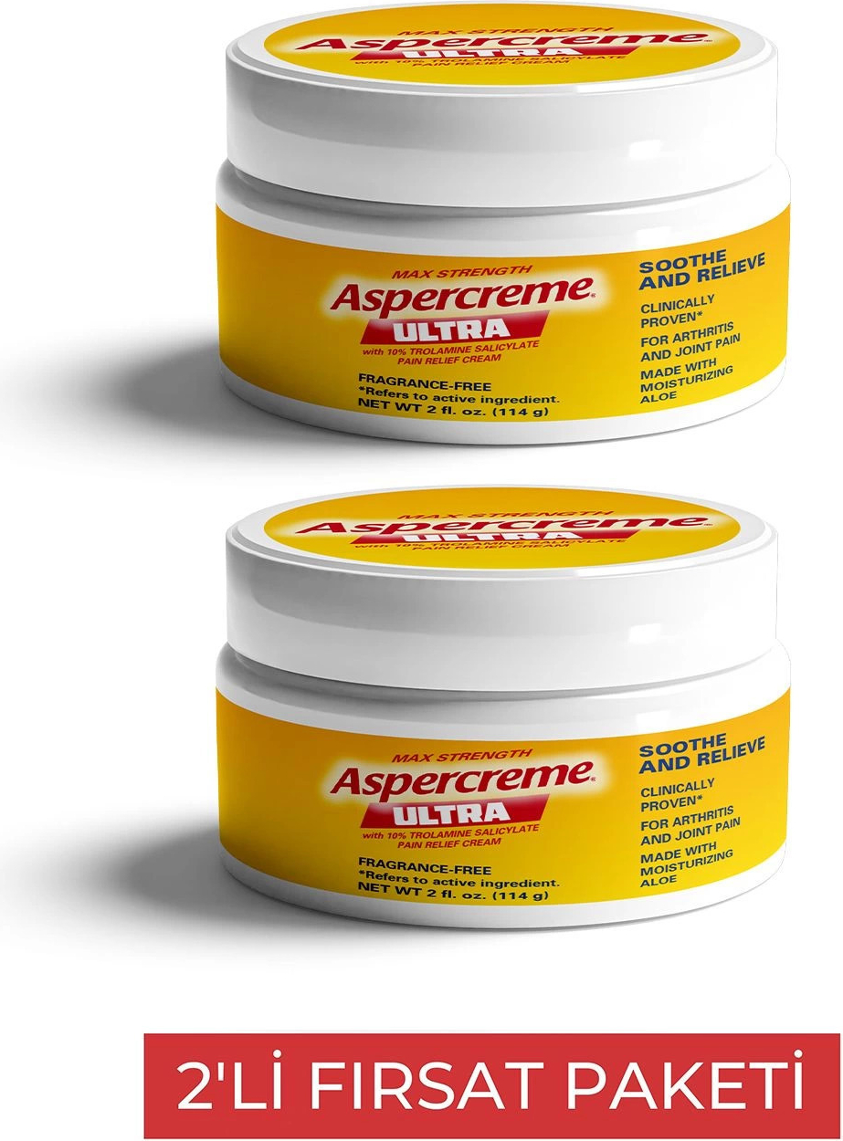 Aspercreme Ultra Masaj Kremi  2 Adet