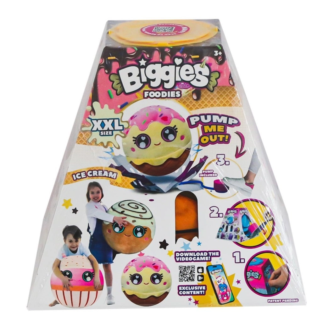 Peluş Biggies Foodies XXL Boy Cinammon Roll