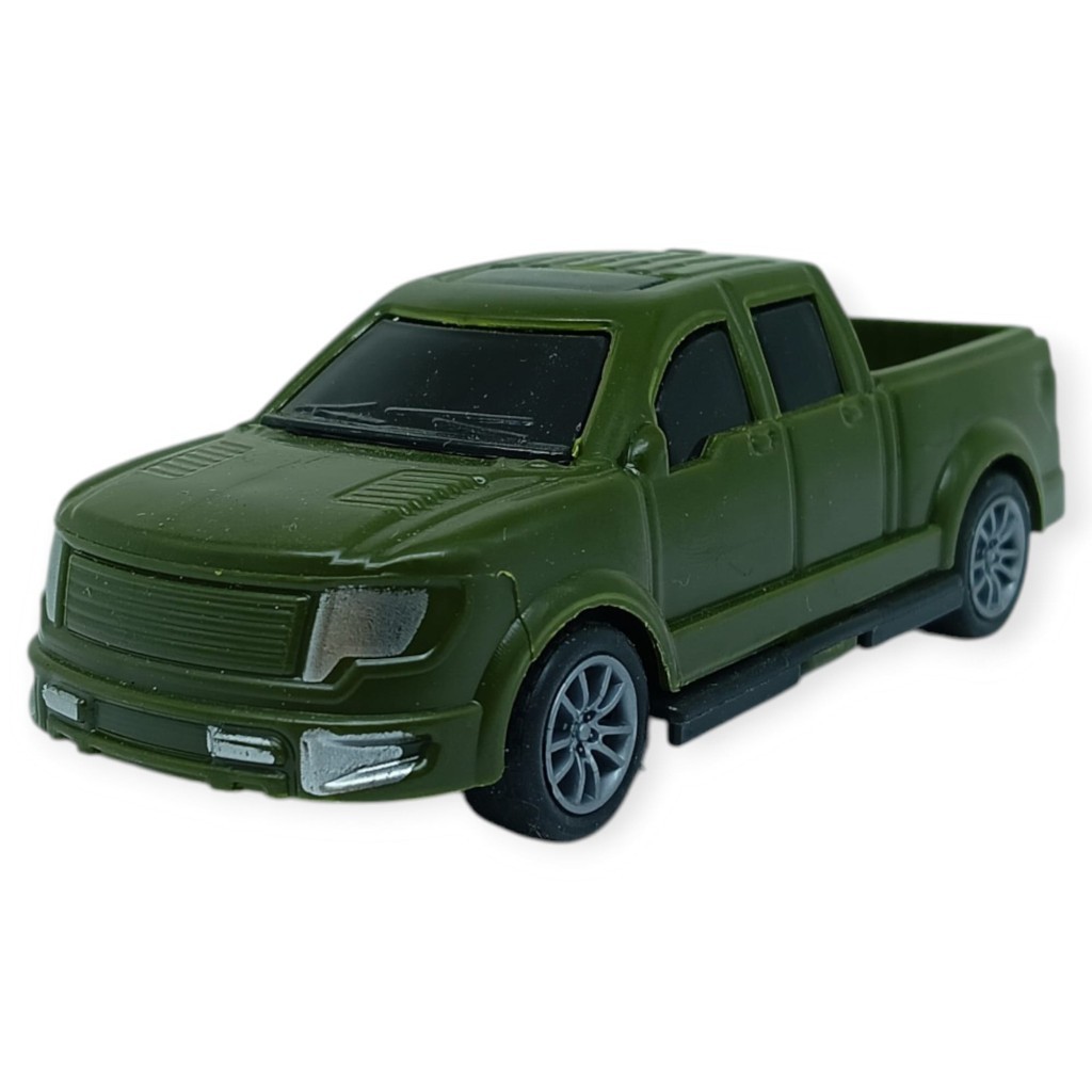 Çek Bırak Arabalar 10 Cm - Yeşil Pick-Up