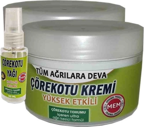 Mem Çörek Otu Kremi 2 Adet - Çörek Otu Yağı Hediye