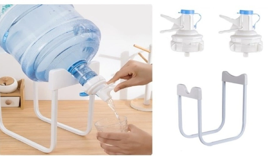Pratik Damacana Musluk Başlığı ve Metal Stand Seti 19L-20L
