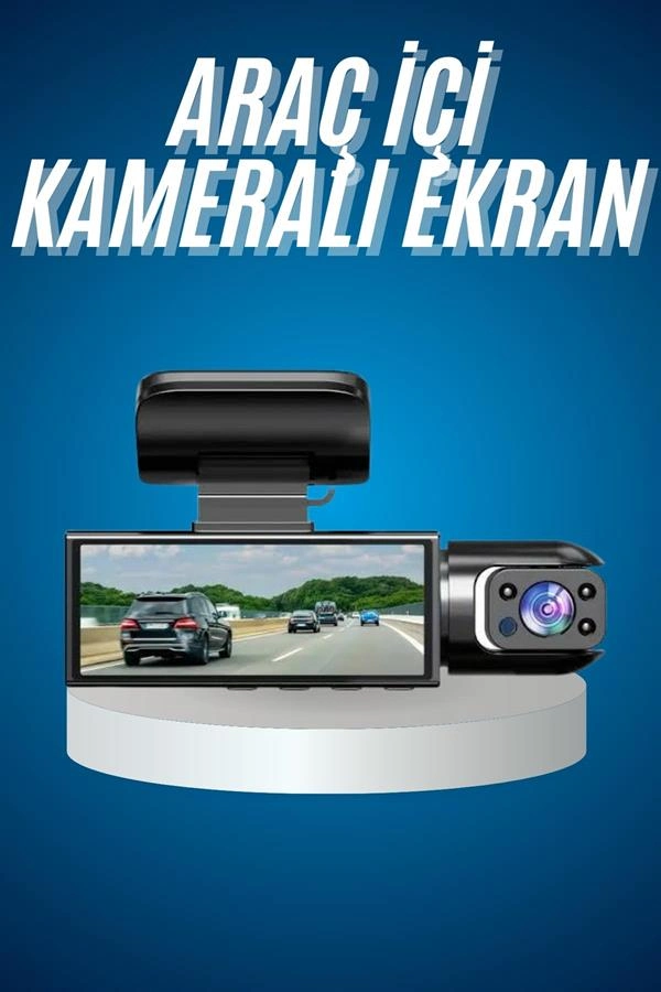 Dönebilen HD Araç Kamerası 256 GB Hafıza Desteği ile