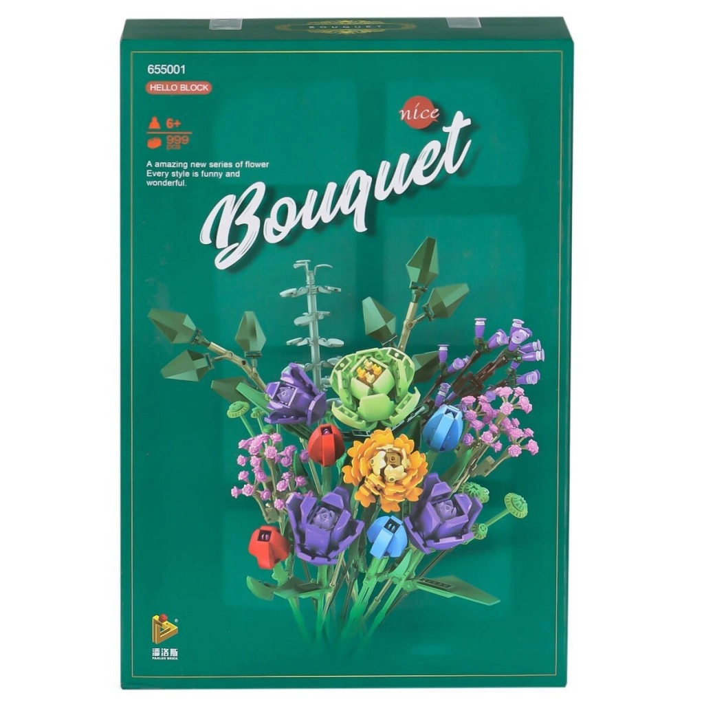 Çiçek Buketi 999 Parça Blok Seti - Vagon Life