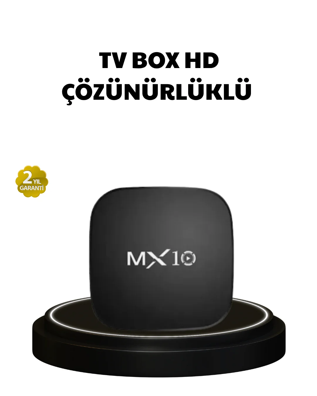 MX Box S 4K Android TV Box – Google Asistan, Dolby Ses, 8 GB Hafıza, Chromecast Desteği