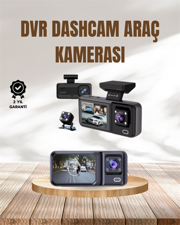 Wi-Fi Destekli Araç Kamerası: 2.7” Ekran, 128GB Destek ve IR Gece Görüş