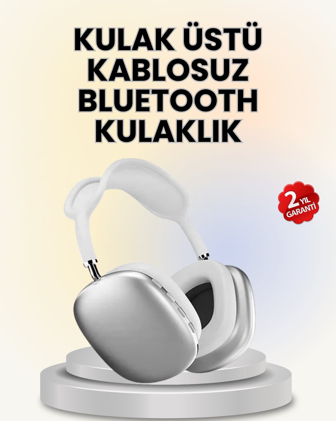 Katlanabilir Kablosuz Kulaklık | Yüksek Ses Kalitesi, 10 Metre Bağlantı Menzili