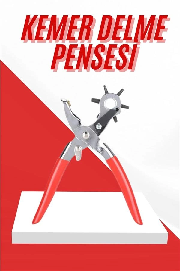 Ergonomik Kemer Delme Pensesi 6 Farklı Boyutla Deri Ürünler İçin