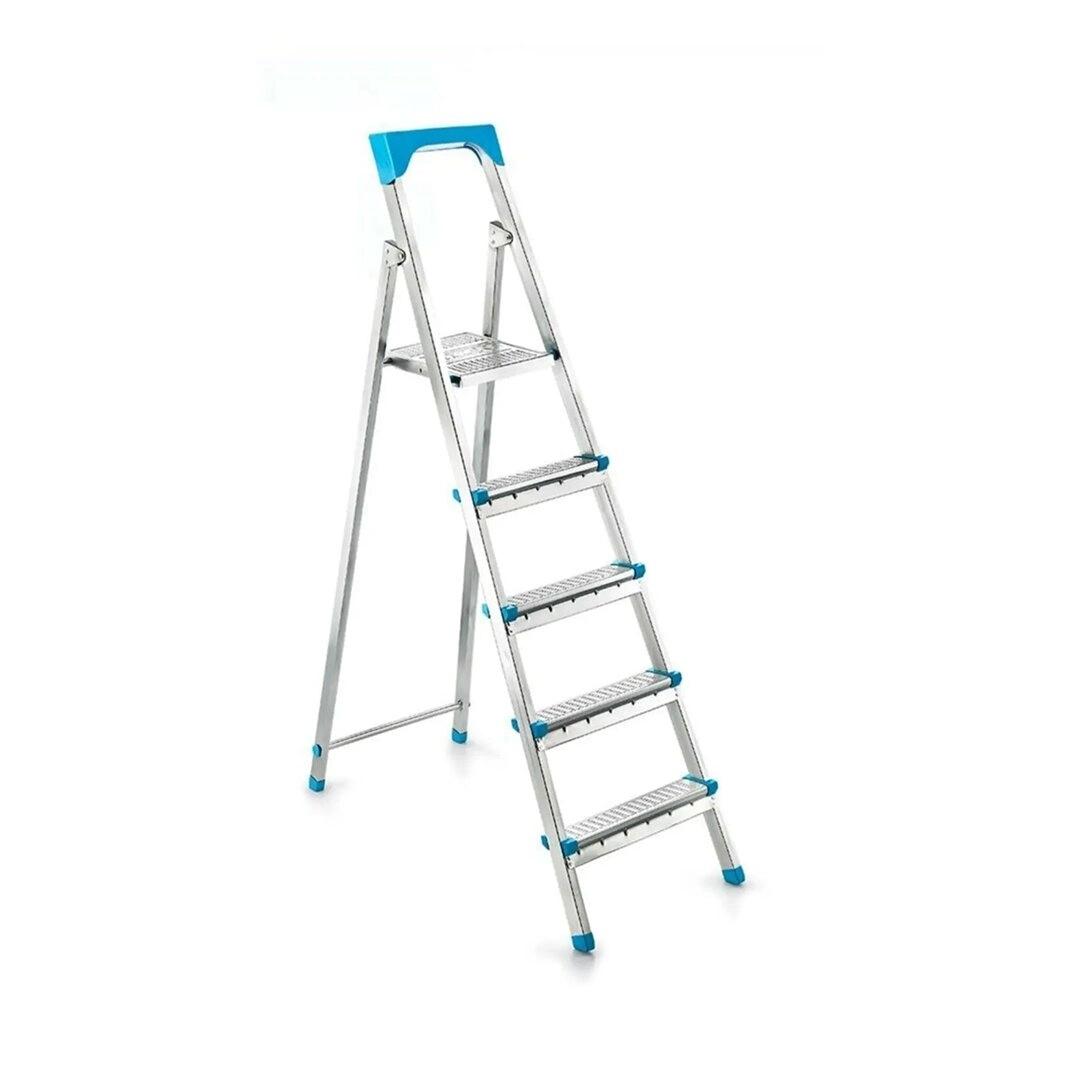 Metal Merdiven 4+1 Basamak 105 cm 120 kg Taşıma Kapasitesi