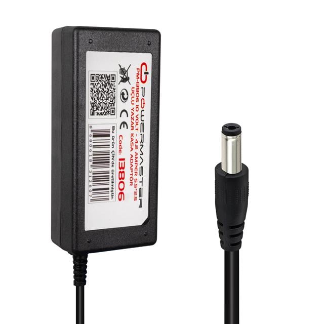 PM-13806 10 Volt - 4.2 Amper 5.5*2.5 Mm Uçlu Yazar Kasa Adaptör