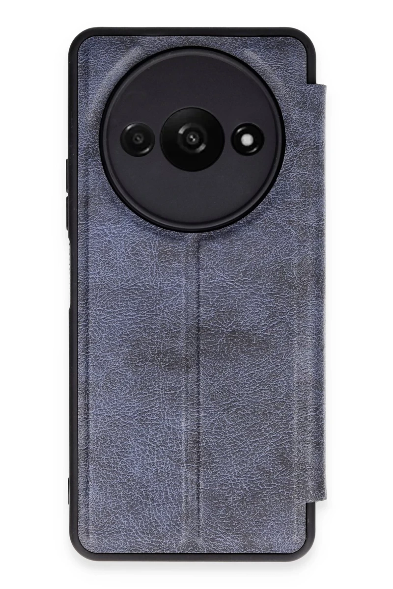 Xiaomi Redmi A3 4G Uyumlu Kılıf Flip Cover - Lacivert