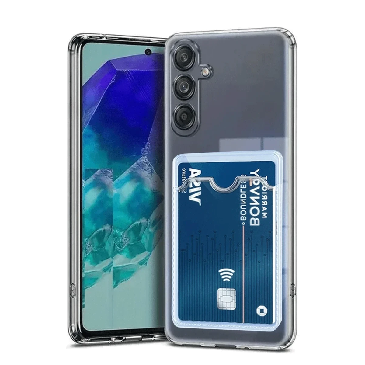 Samsung Galaxy A17 5G Kart Şeffaf Silikon - Şeffaf