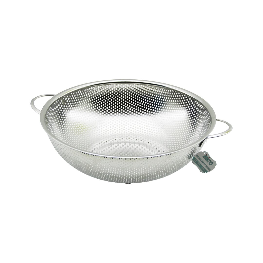 28CM Metal Kulplu Çelik Sepet Süzgeç İnce Tel Ayaklı