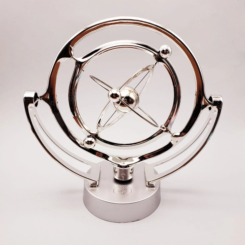 Şık Denge Topu 25x10.5x10.5 cm Gümüş Renkli Dekoratif