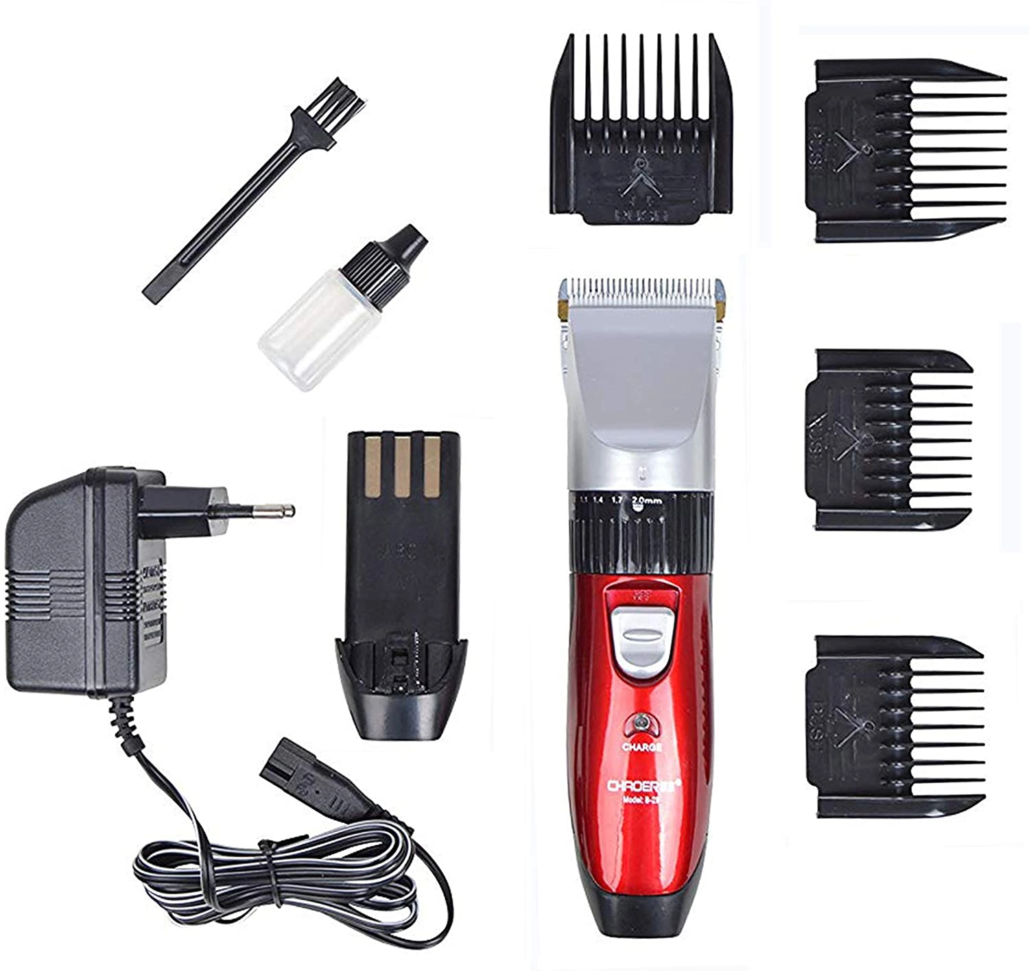 Şarjlı Profesyonel Saç Kesme Makinesi 0,8-2 mm