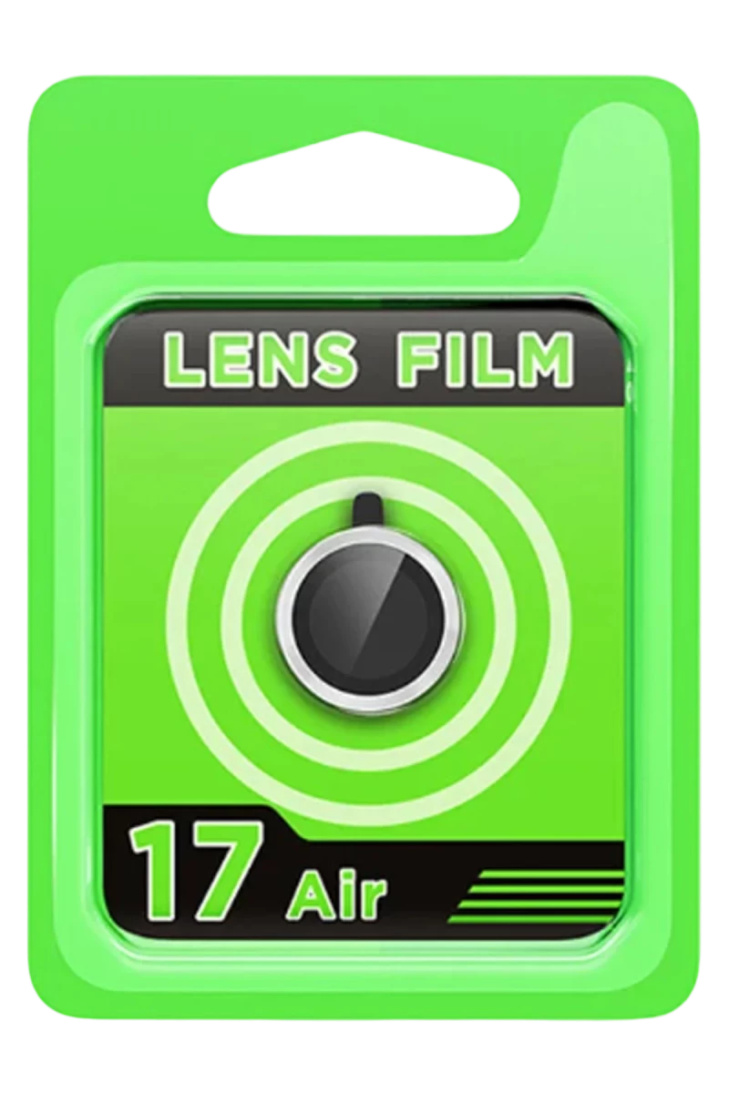 Apple iPhone 17 Air Uyumlu Raze Metal Kamera Lens - Gümüş