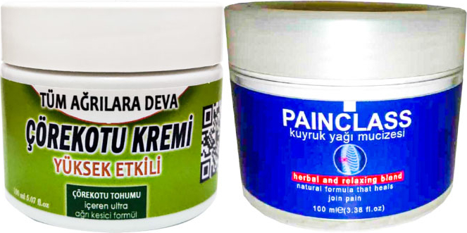 Çörek Otu Kremi 100 ml Kremi + Painclass Kuıyruk Yağı Kremi 100 ml Kremi