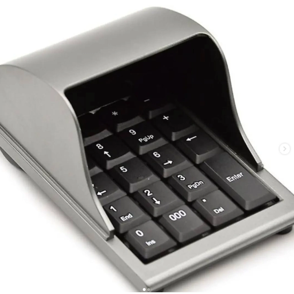 Ergonomik Kablolu Numlock Klavye 2.4GHz Windows Mac Uyumlu