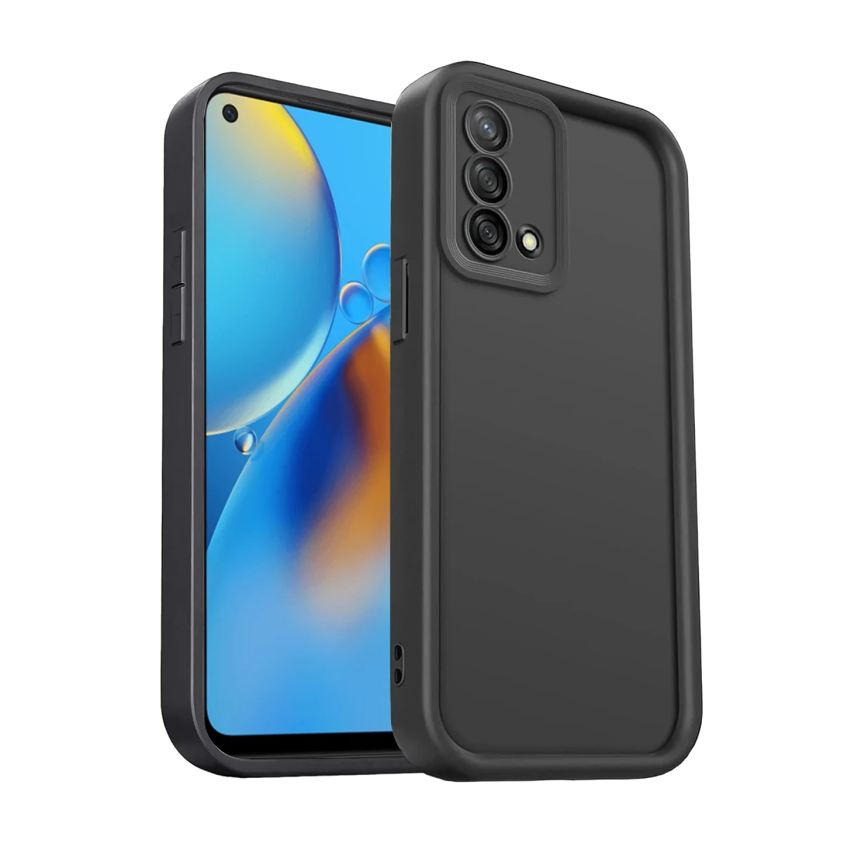 Oppo A74 4G Kılıf Viera Silikon - Siyah