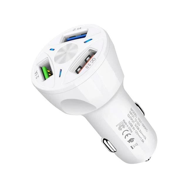 TE-091 3xUSB 3.0 Çakmaklık Hızlı Araç Şarj Cihazı