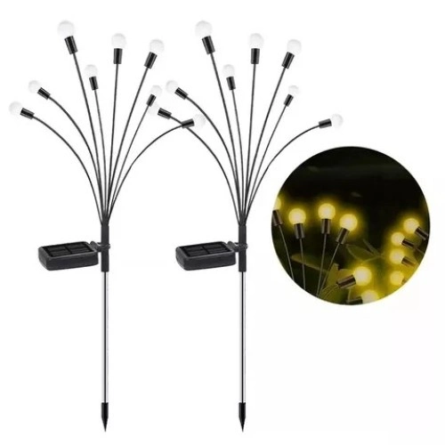 Bahçe 10 LED 2'li Solar Gün Işığı Seti