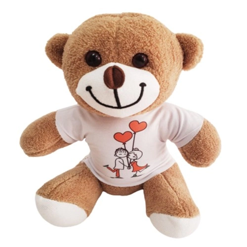Kişiye Özel Tişörtlü Peluş 25 cm