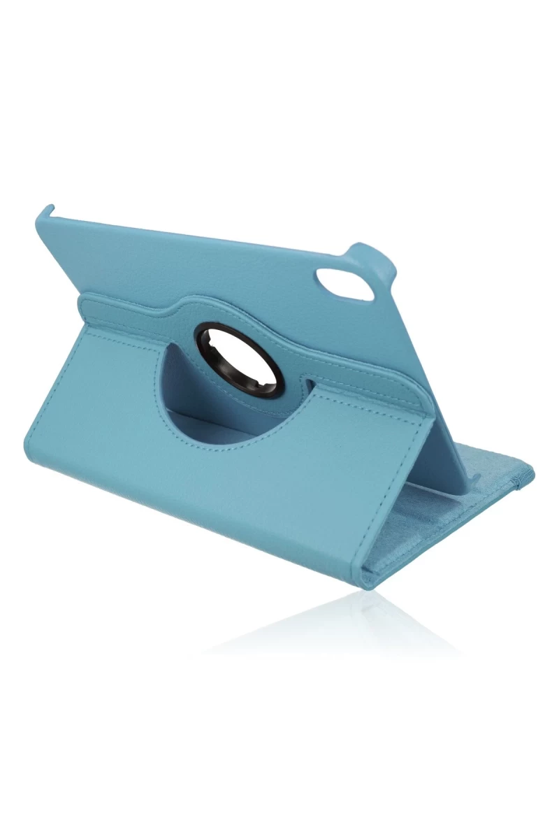 Apple iPad Mini 6 Kılıf 360 Tablet Deri Kılıf - Turkuaz