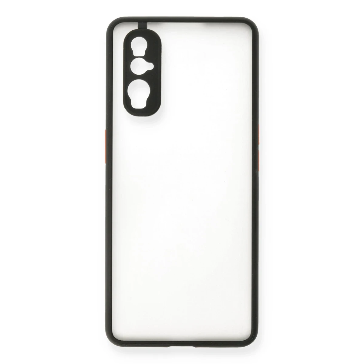 Oppo Find X2 Kılıf Montreal Silikon Kapak - Siyah