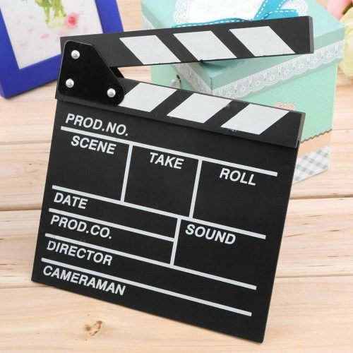 Dekoratif Mini Sinema Klaket 20x20 cm Ofis Aksesuarı