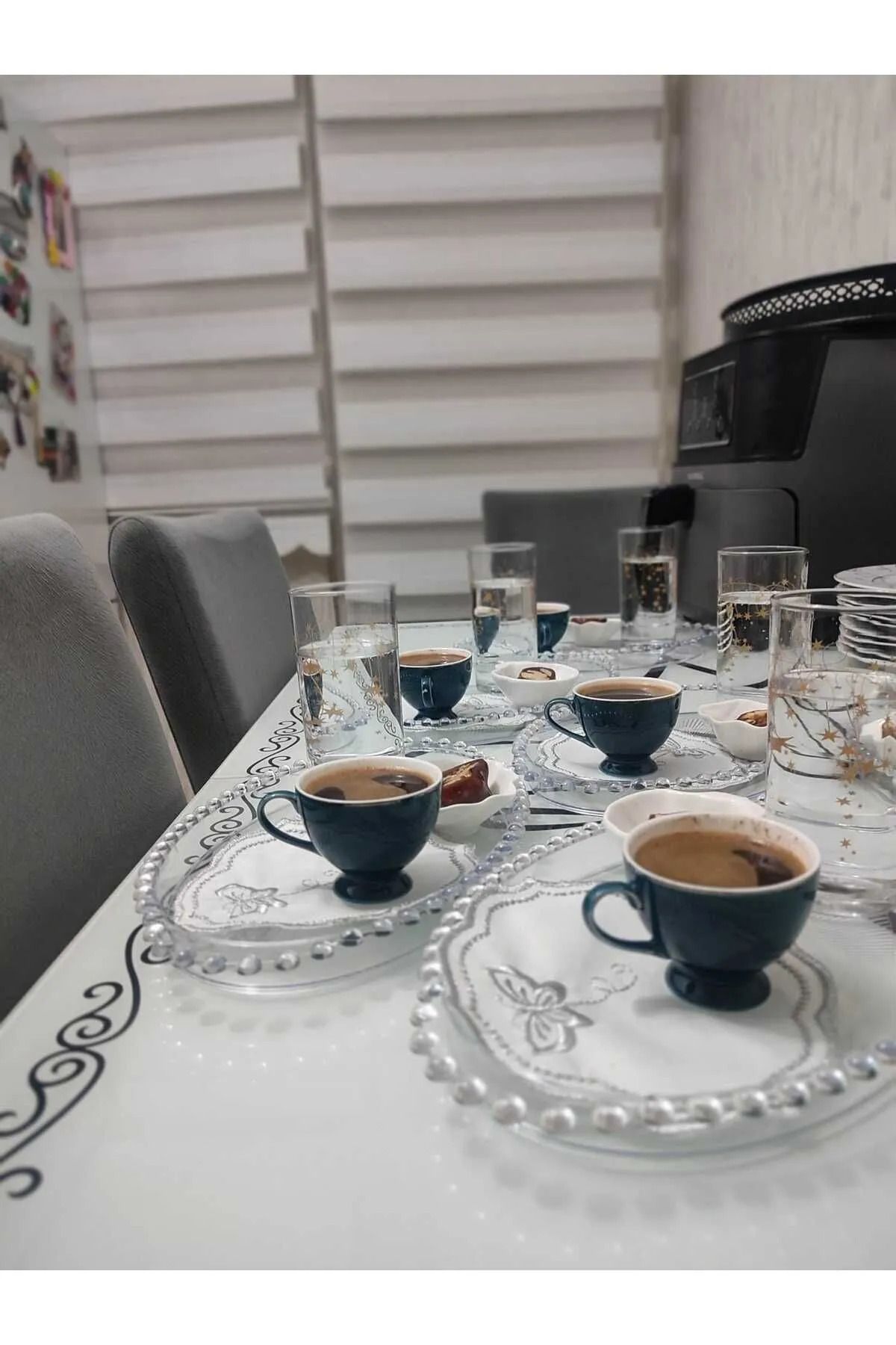 Sunumluk Peçete, Kokteyl Peçetesi, Kahve Yanı Sunumluk, Bardak Altlığı 6 Adet Sunum Peçetesi