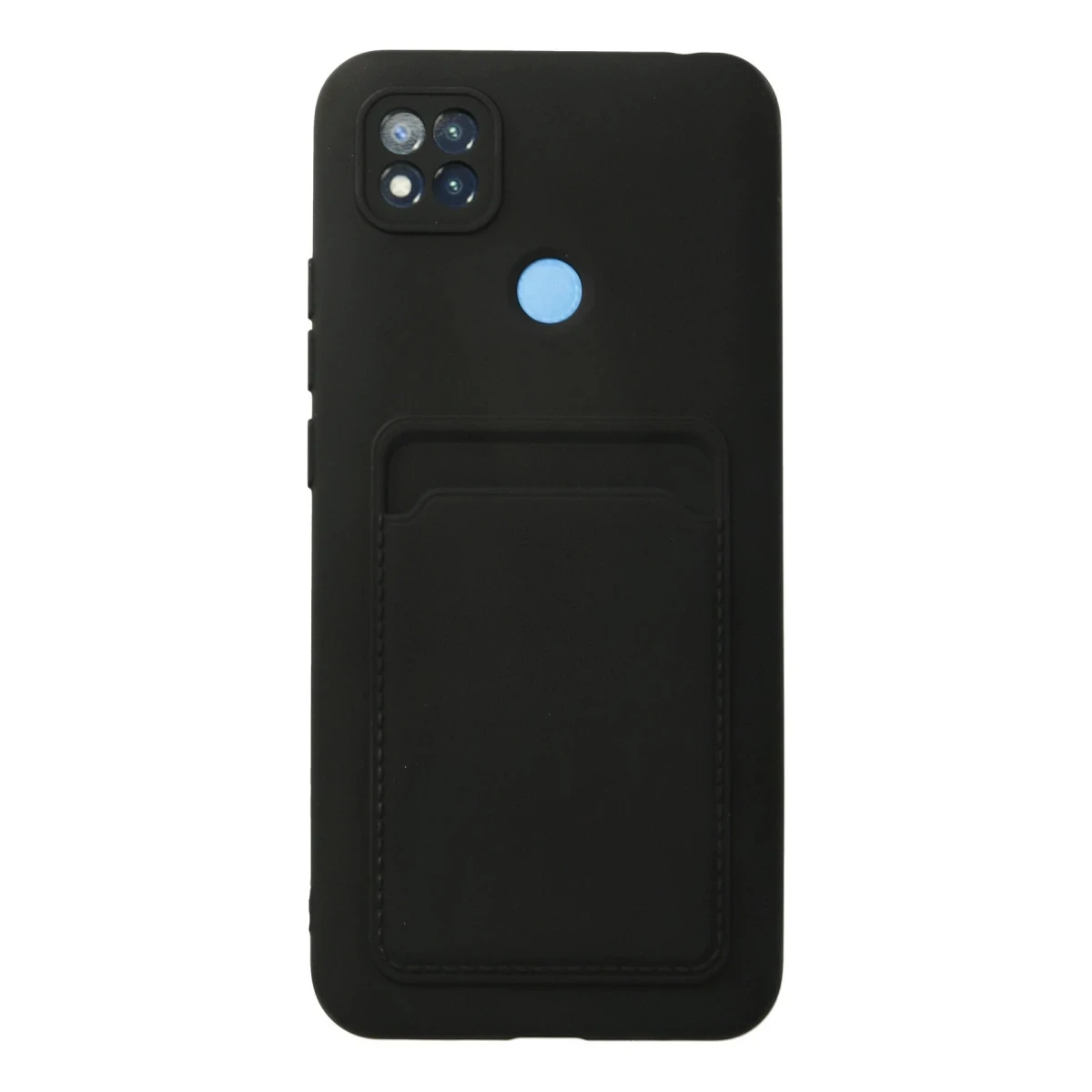 Xiaomi Redmi 9C Kılıf Kelvin Kartvizitli Silikon - Siyah