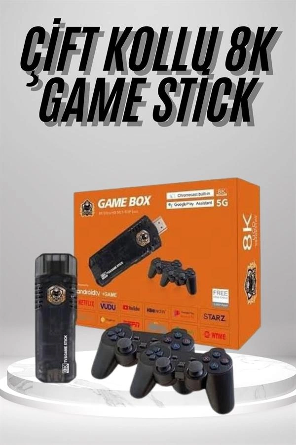 Ultra HD Oyun Konsolu 36500 Oyunlu Game Stick