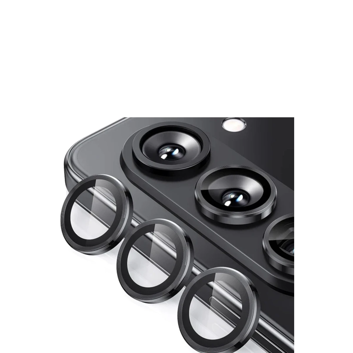 Samsung Galaxy Z Fold 5 Valdez Metal Kamera Lens - Siyah