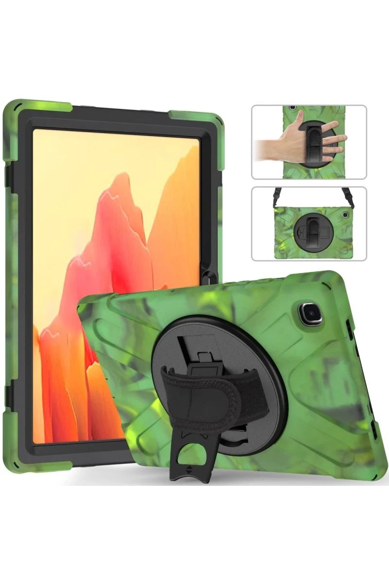 Samsung Galaxy X200 Tab A8 10.5 Kılıf Amazing Tablet Kapak - Kamuflaj