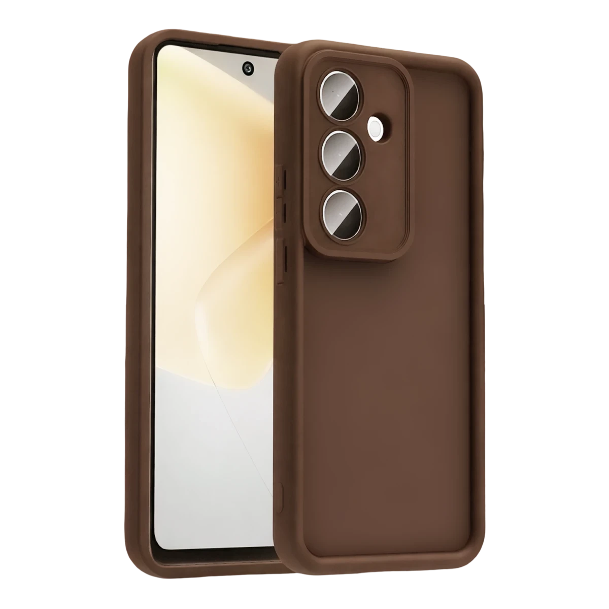 Samsung Galaxy A37 5G Viera Silikon - Kahverengi